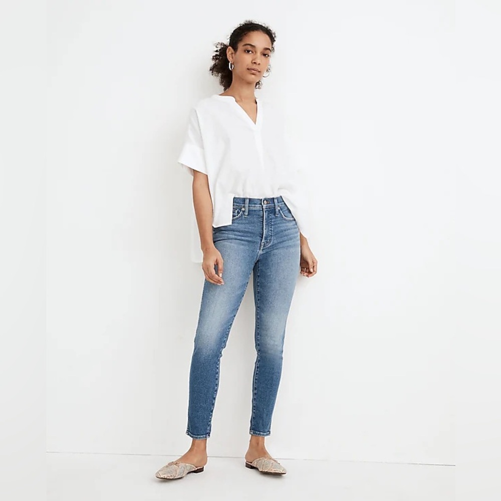 Madewell 10” High-Rise Skinny Crop Jeans - Size 28